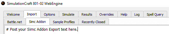 SimulationCraft - Welcome