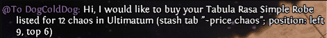 How to trade in Path of Exile