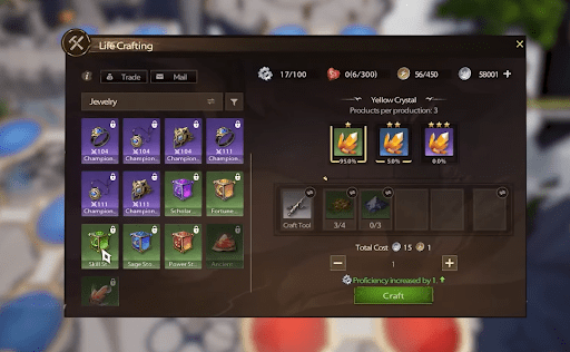 Tarisland Professions Guide