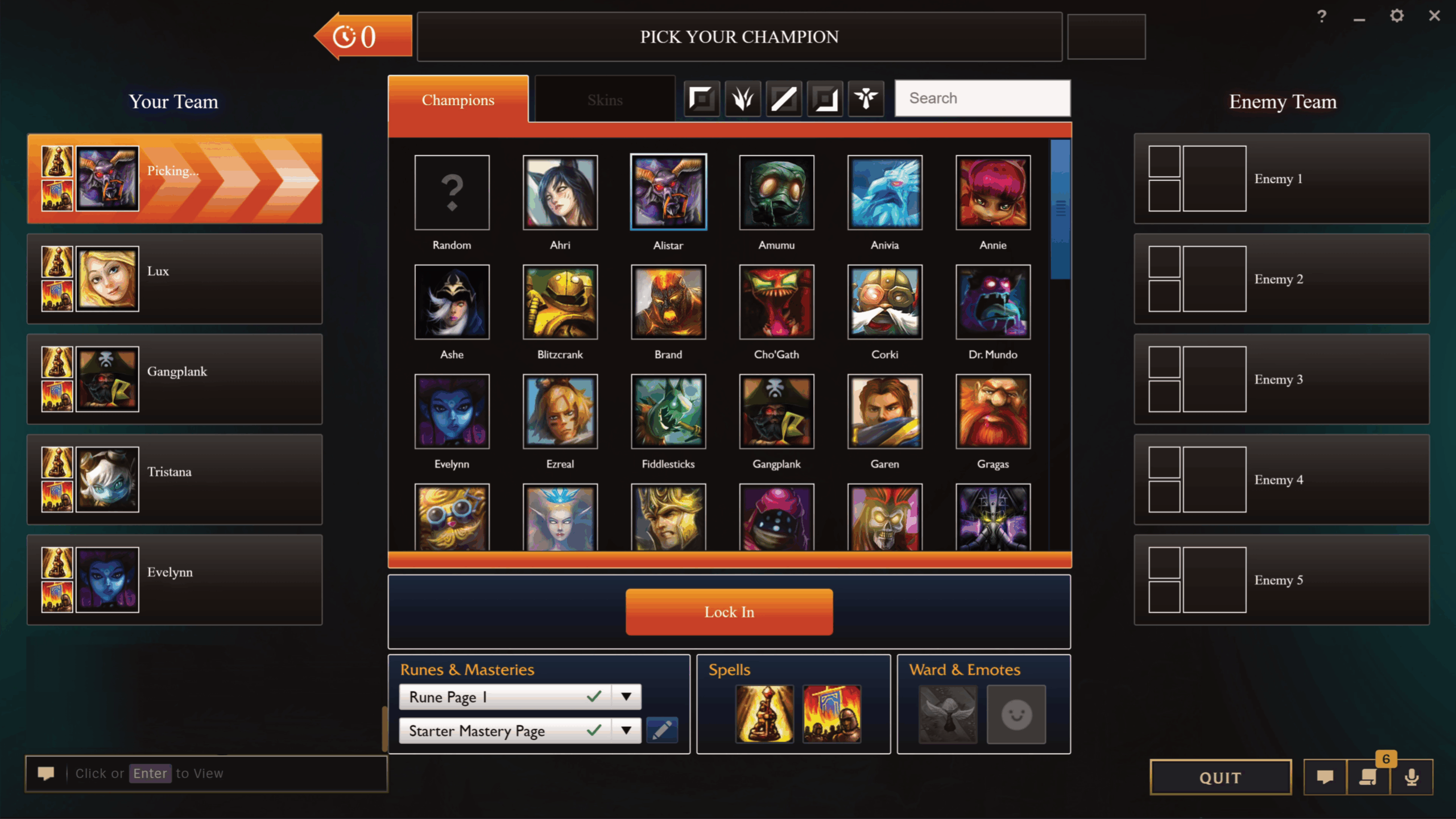 LoL Classic Tier List