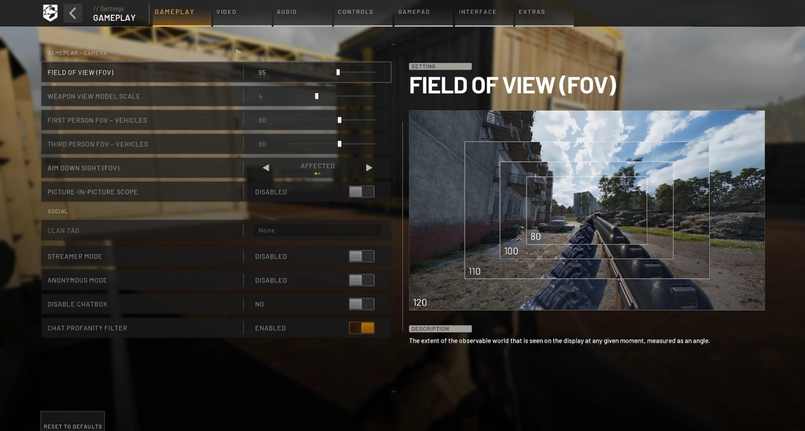 Wardogs Best Settings