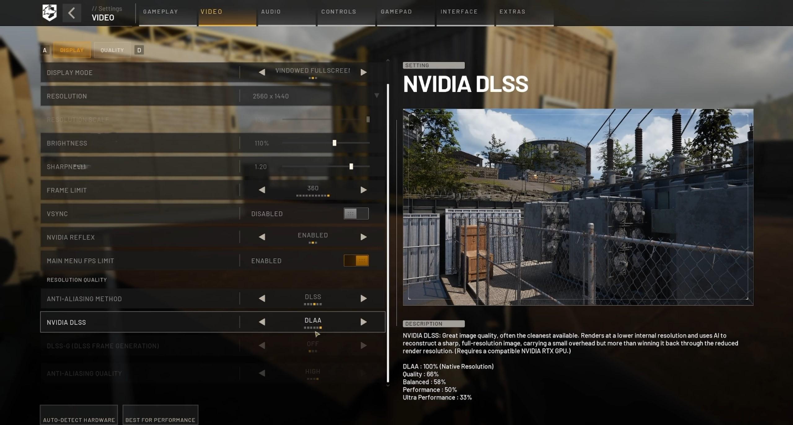 Wardogs Best Settings