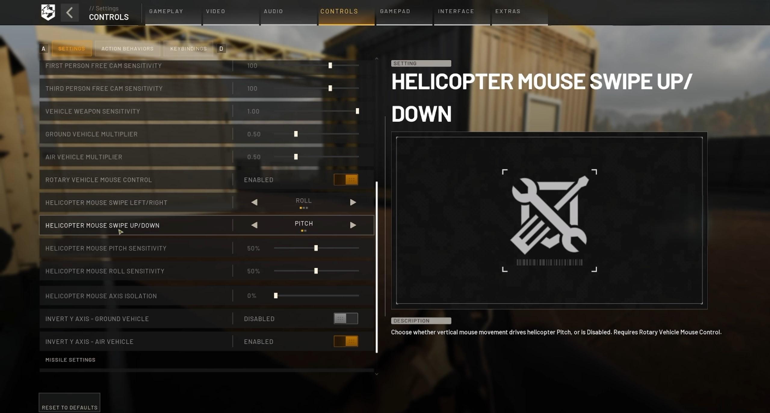 Wardogs Best Settings