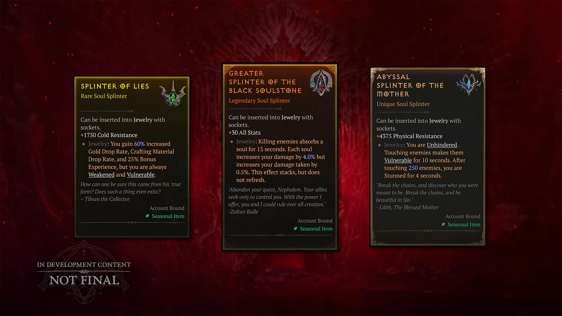 Diablo 4 Season 15 Overview