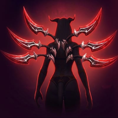 Mantle of the Forgemaster's Dark Blades