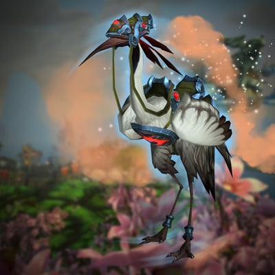 Reins of the Golden Riding Crane