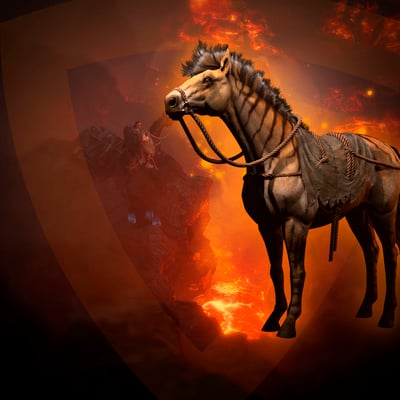 Striped Steppe Mount