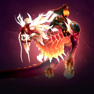 Heavenly Crimson Cloud Serpent