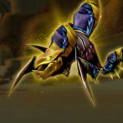 Flawless Yellow Qiraji Battle Tank