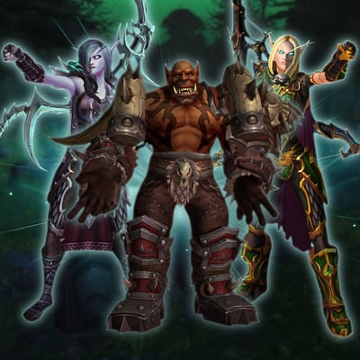 Warcraft Characters Transmogs