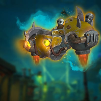 Salvaged Goblin Gazillionaire's Flying Machine