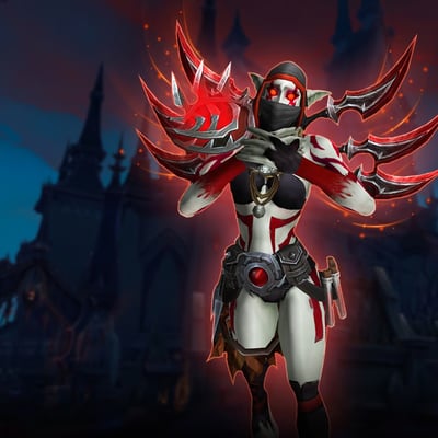 Mantle of the Forgemaster's Dark Blades