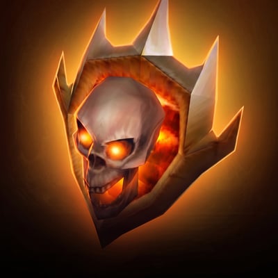 Skullflame Shield