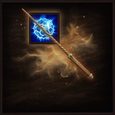 Kinetic Blast of Clustering Wand