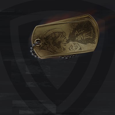 Winner Take All Dog Tag