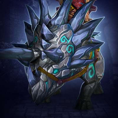 Slate Primordial Direhorn