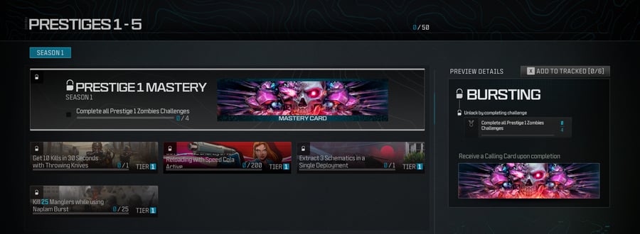 Prestige Calling Cards