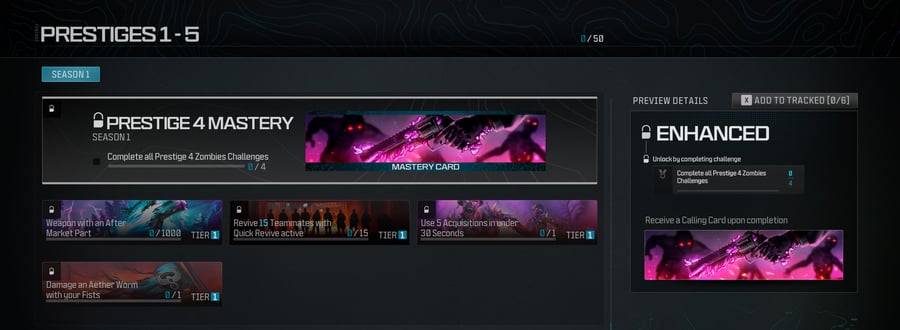 Prestige Calling Cards