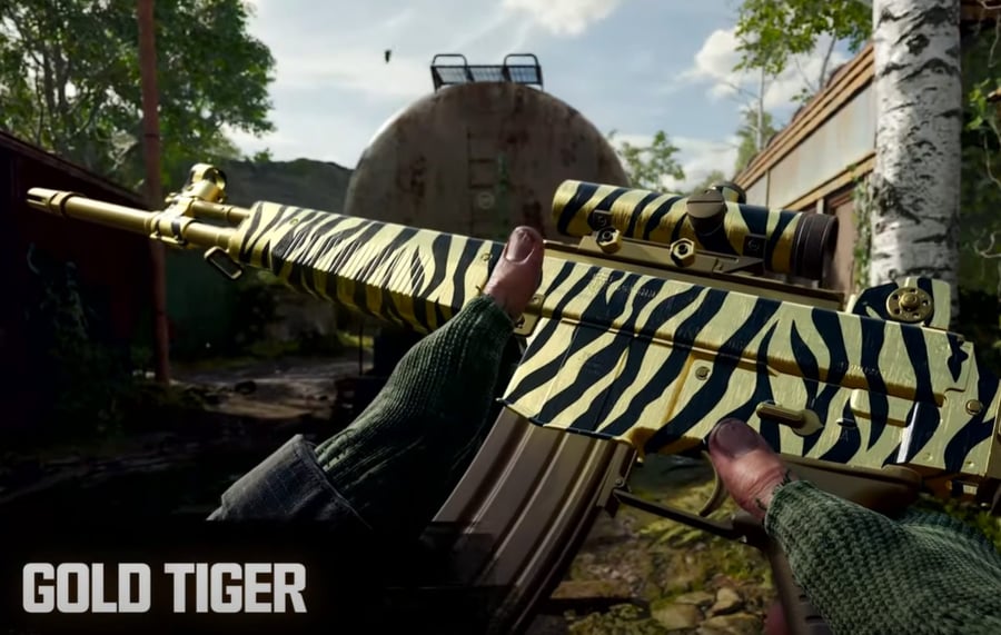 Gold Tiger Camo