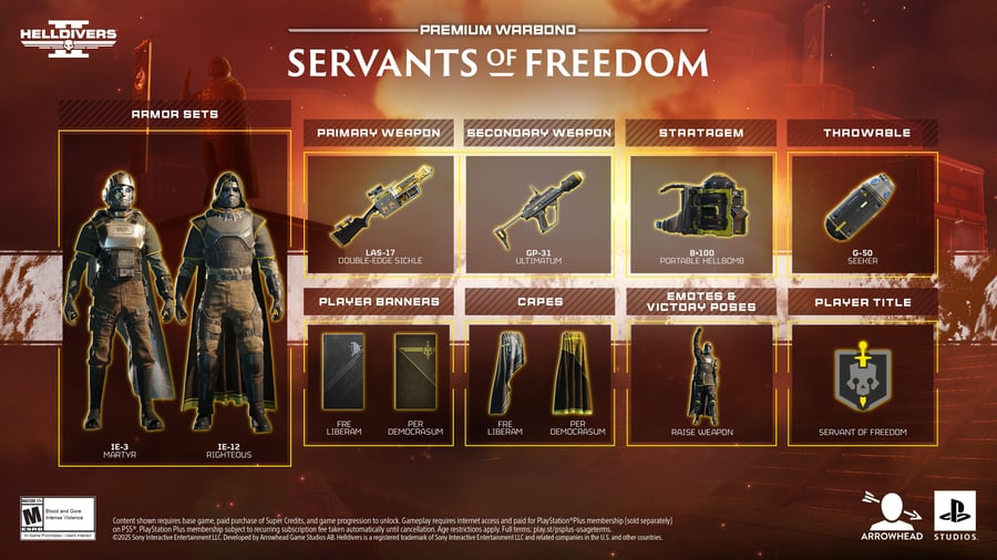 Servants of Freedom </br>Warbond