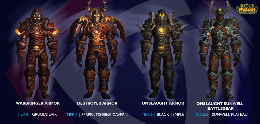 Warrior Transmog Sets