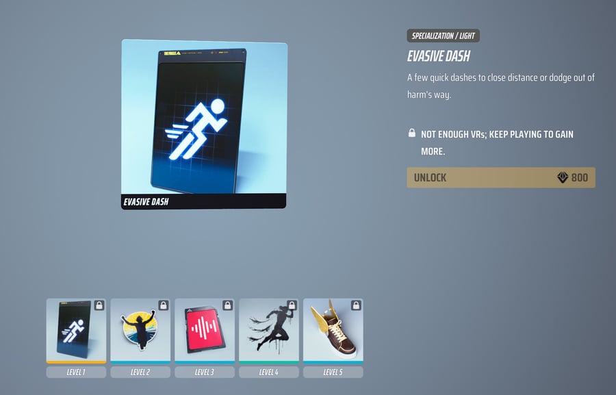 Specializations Leveling