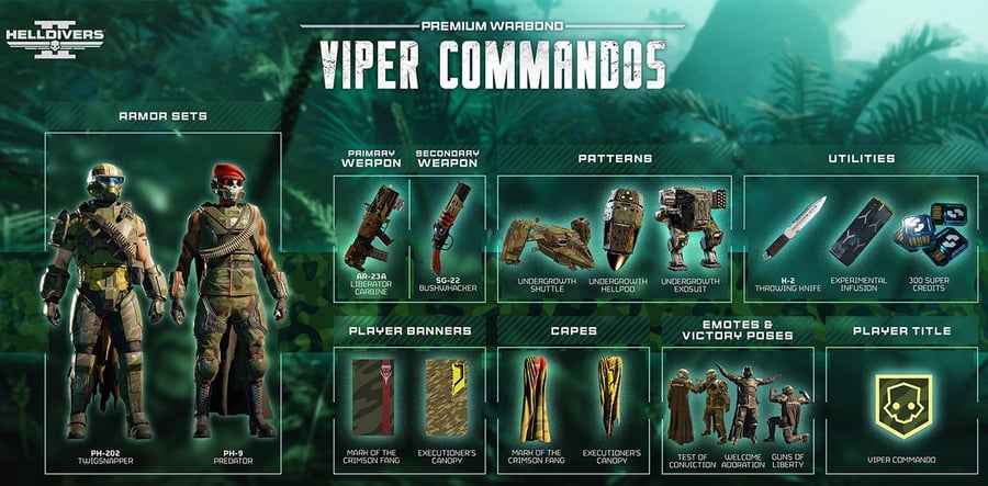 Viper Commandos </br>Warbond