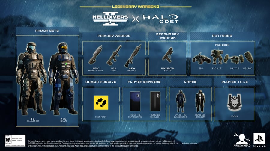 Helldivers 2 x Halo: ODST </br>Warbond