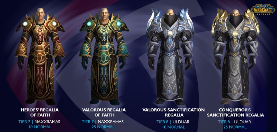 Priest Transmog Sets