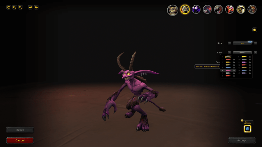 Warlock Pet Appearances