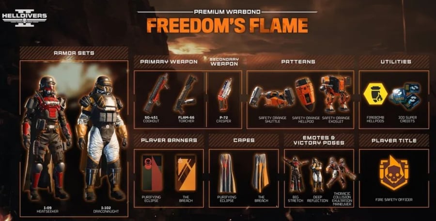 Freedom's Flame </br>Warbond
