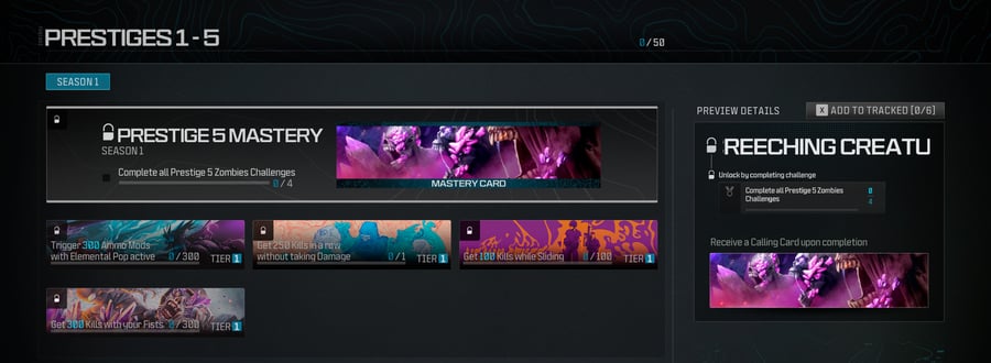 Prestige Calling Cards