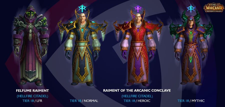 Mage Transmog Sets