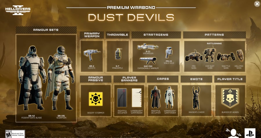 Dust Devils </br>Warbond