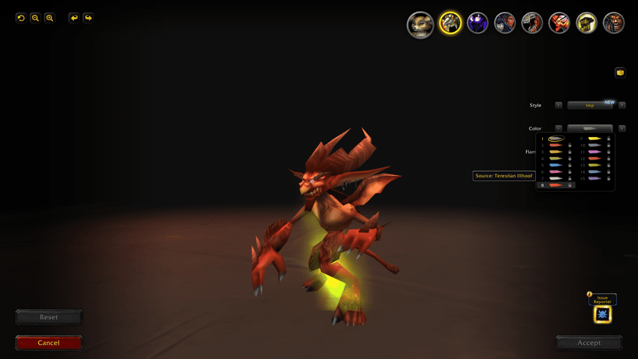 Warlock Pet Appearances