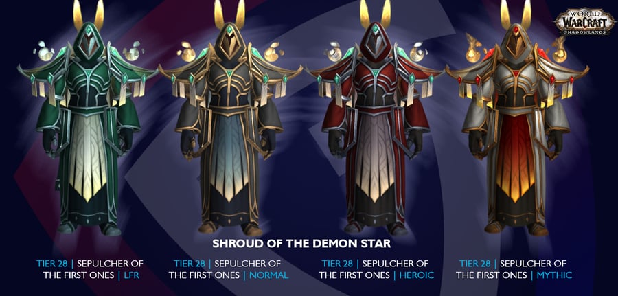 Warlock Transmog Sets