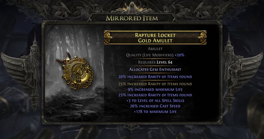 Mirrored Amulet