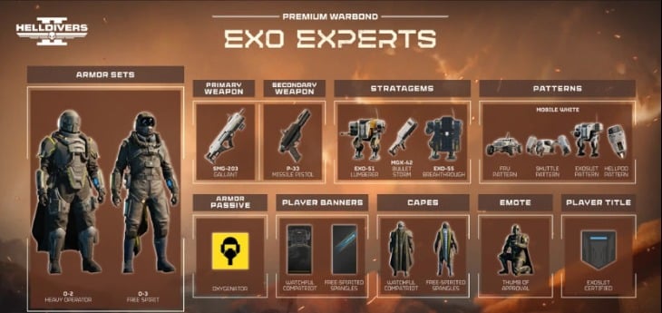 Exo Experts </br>Warbond