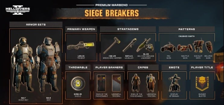 Siege Breakers </br>Warbond