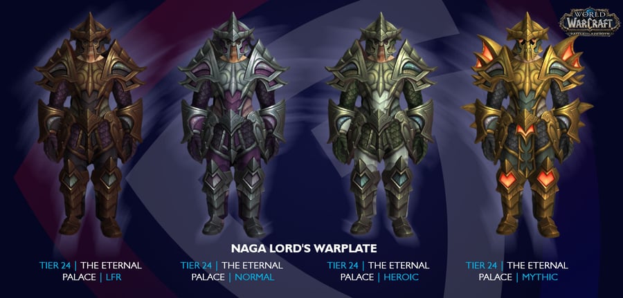 Warrior Transmog Sets