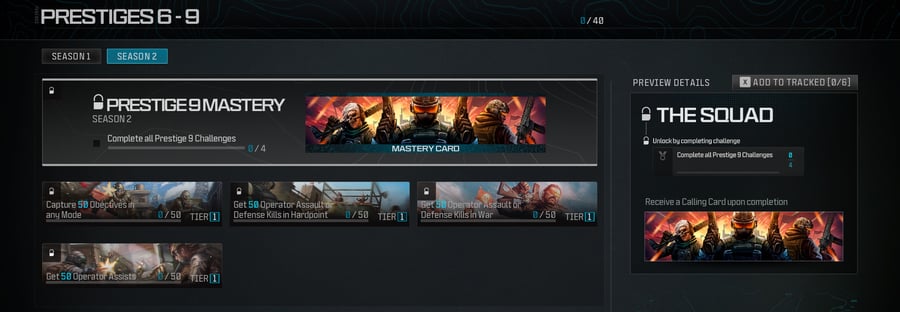 Prestige Calling Cards