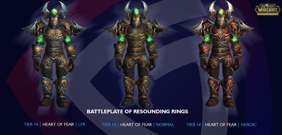 Warrior Transmog Sets
