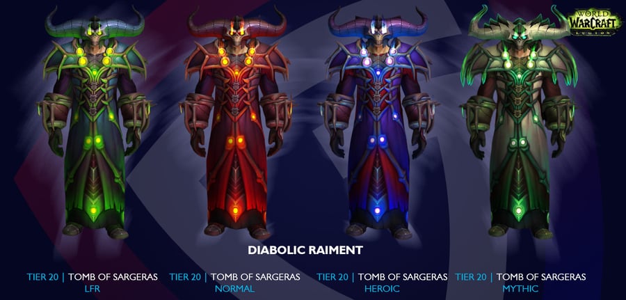 Warlock Transmog Sets