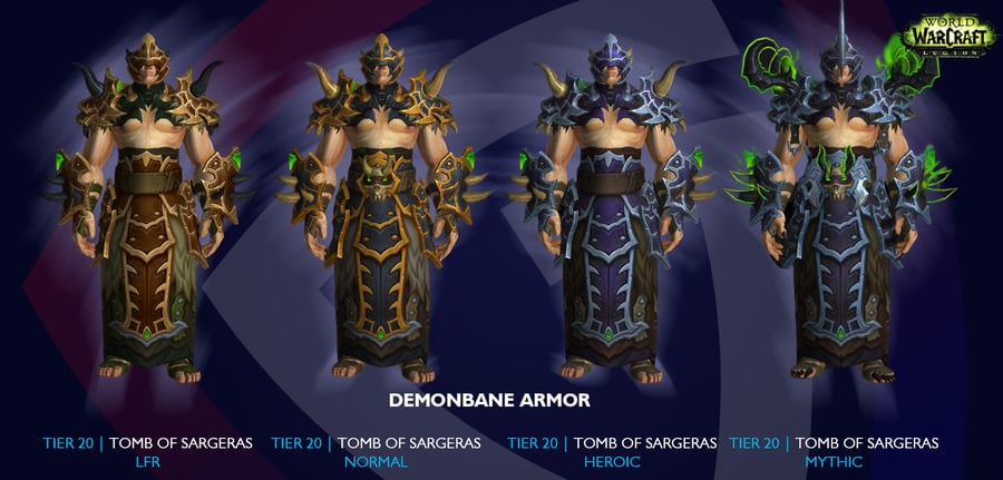 Demon Hunter Transmog Sets