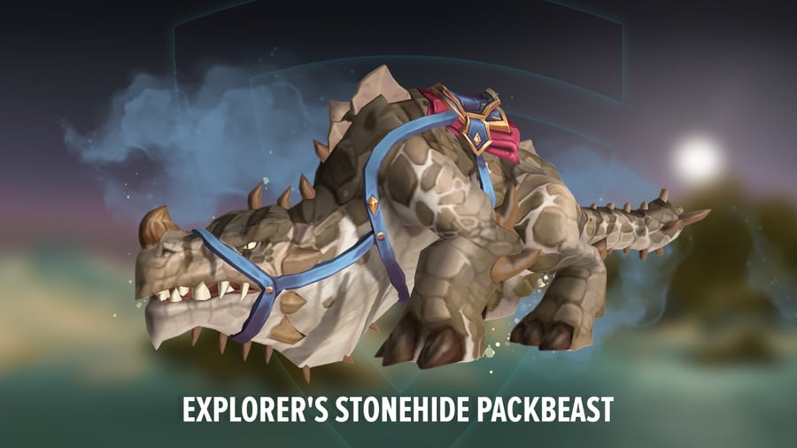 WoW Explorer's Stonehide Packbeast Boost, Reins of the Explorer's ...