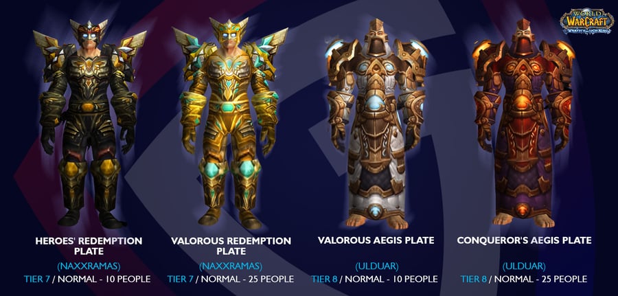 Paladin Transmog Sets