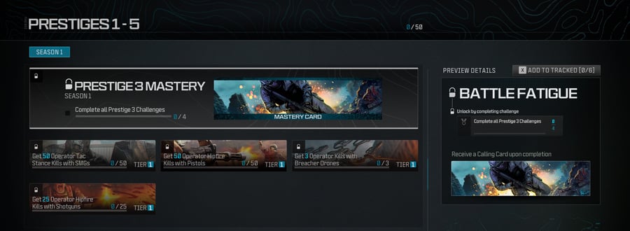 Prestige Calling Cards