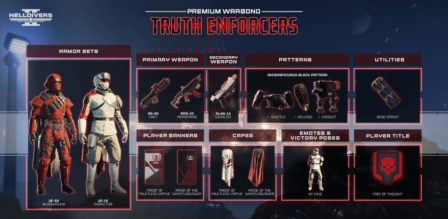 Truth Enforcers </br>Warbond