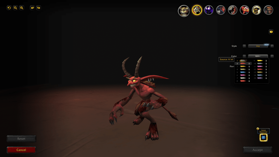 Warlock Pet Appearances