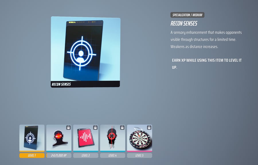 Specializations Leveling